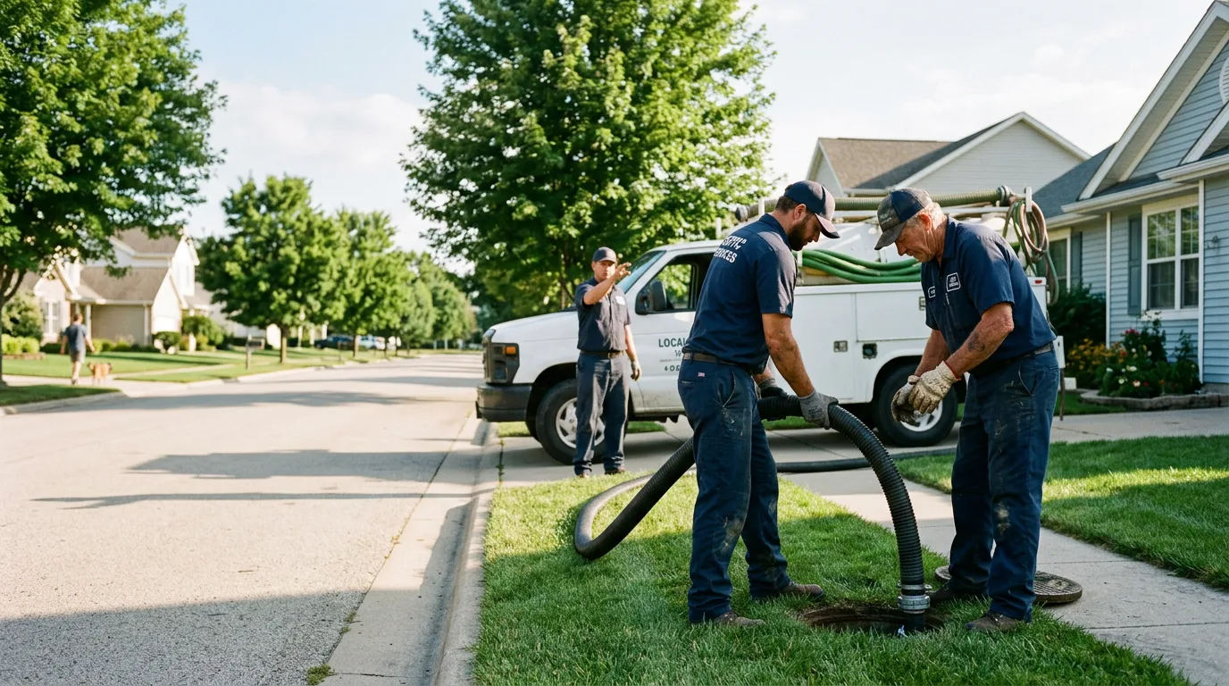Septic Tank Cleaning in Hustisford, WI